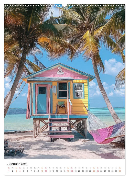 Karibik - Inseln im Sonnenlicht (CALVENDO Wandkalender 2026)