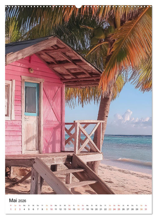 Karibik - Inseln im Sonnenlicht (CALVENDO Wandkalender 2026)