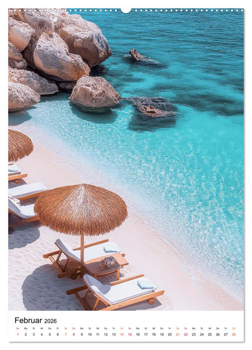 Karibik - Inseln im Sonnenlicht (CALVENDO Premium Wandkalender 2026)