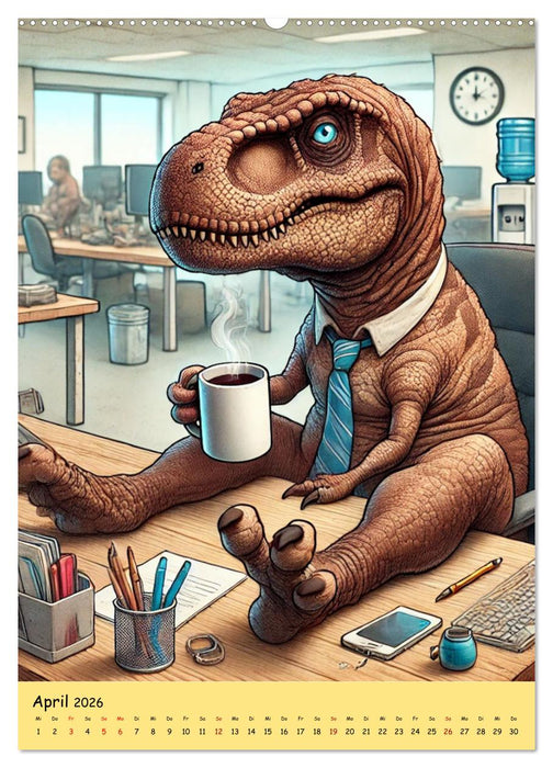 Lachalarm total tierisch - Was ist hier denn los? (CALVENDO Premium Wandkalender 2026)