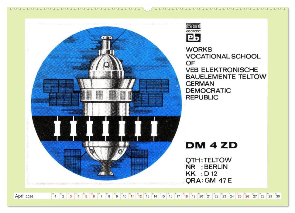 Radio VEB - Amateurfunkstationen Volkseigener Betriebe (CALVENDO Wandkalender 2026)