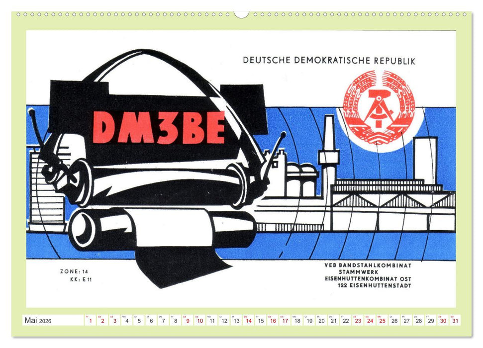 Radio VEB - Amateurfunkstationen Volkseigener Betriebe (CALVENDO Wandkalender 2026)