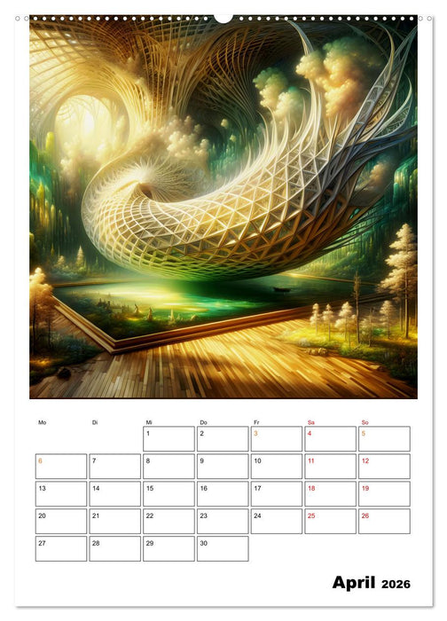 Geflochtene Kunstwelten (CALVENDO Wandkalender 2026)