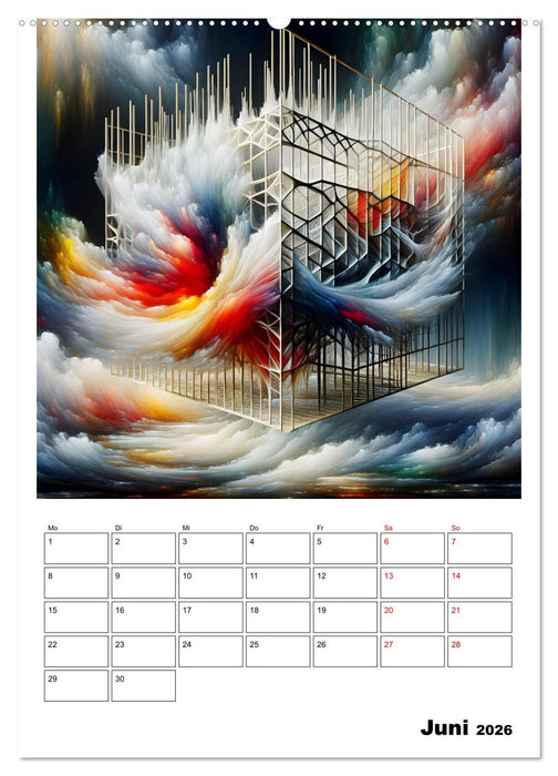 Geflochtene Kunstwelten (CALVENDO Wandkalender 2026)