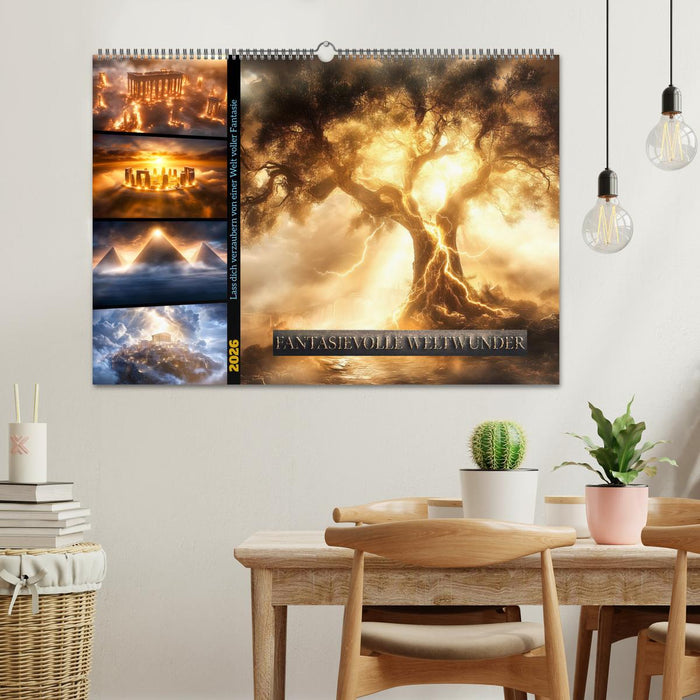 Fantasievolle Weltwunder (CALVENDO Wandkalender 2026)