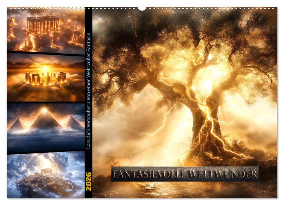 Fantasievolle Weltwunder (CALVENDO Wandkalender 2026)