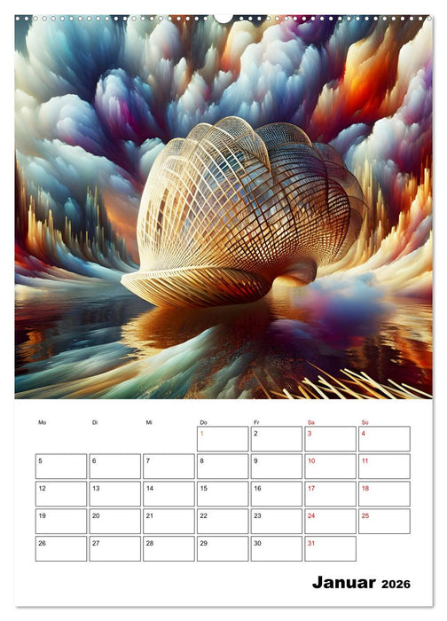 Geflochtene Kunstwelten (CALVENDO Premium Wandkalender 2026)