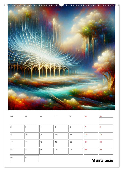 Geflochtene Kunstwelten (CALVENDO Premium Wandkalender 2026)
