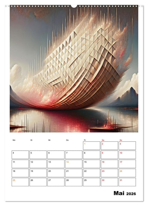 Geflochtene Kunstwelten (CALVENDO Premium Wandkalender 2026)