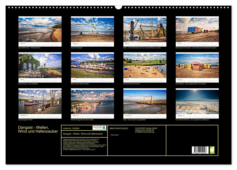 Dangast - Wellen, Wind und Hafenzauber (CALVENDO Wandkalender 2026)