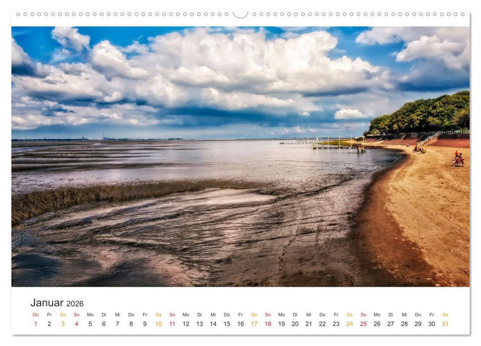 Dangast - Wellen, Wind und Hafenzauber (CALVENDO Wandkalender 2026)