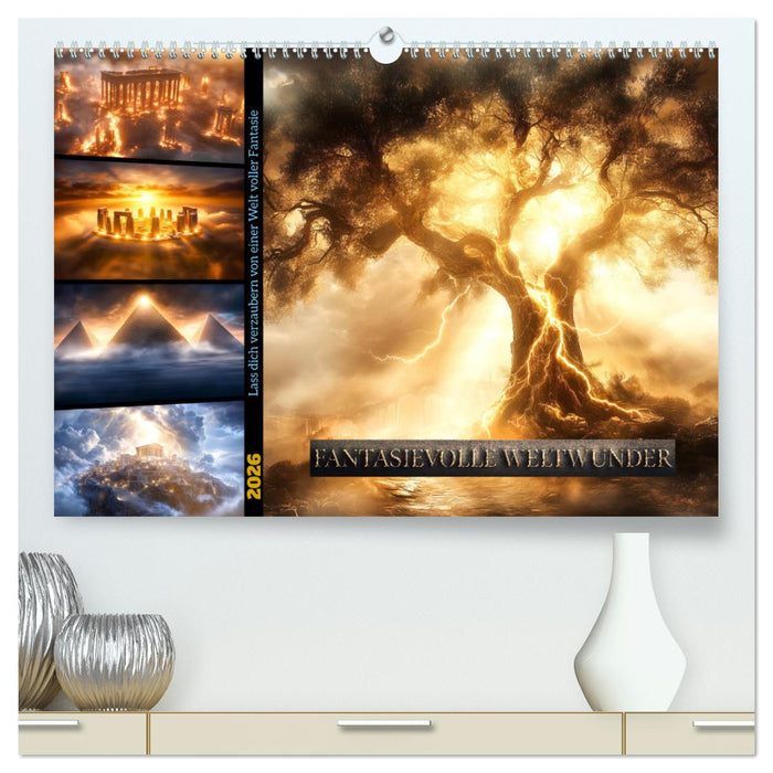 Fantasievolle Weltwunder (CALVENDO Premium Wandkalender 2026)