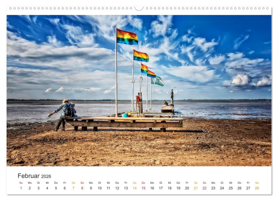 Dangast - Wellen, Wind und Hafenzauber (CALVENDO Premium Wandkalender 2026)