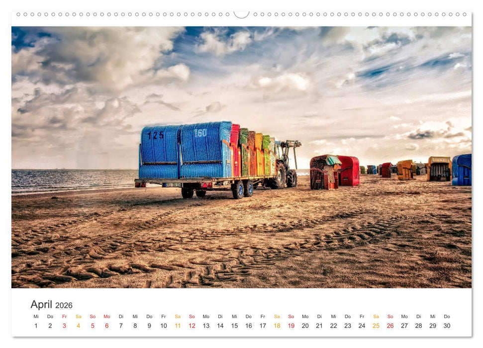 Dangast - Wellen, Wind und Hafenzauber (CALVENDO Premium Wandkalender 2026)