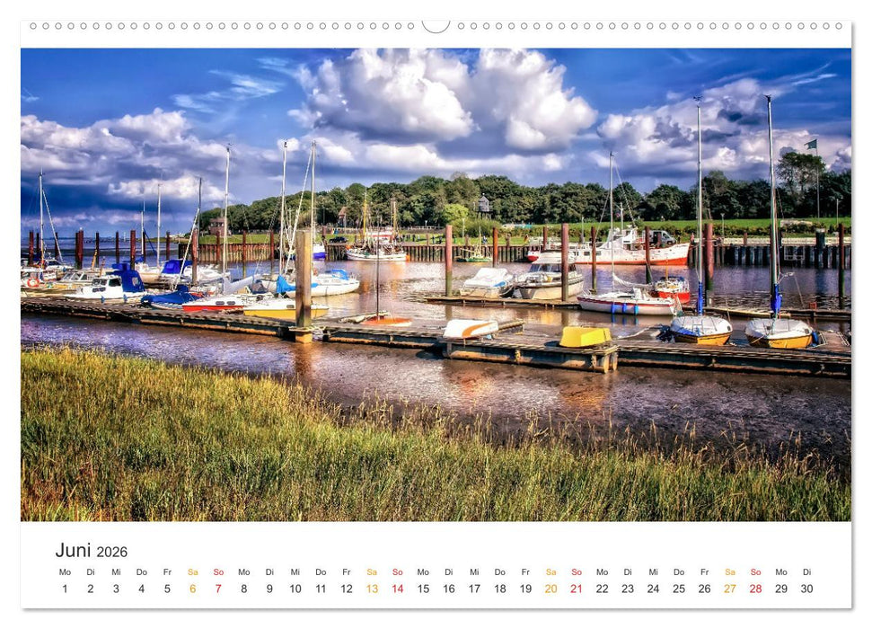 Dangast - Wellen, Wind und Hafenzauber (CALVENDO Premium Wandkalender 2026)