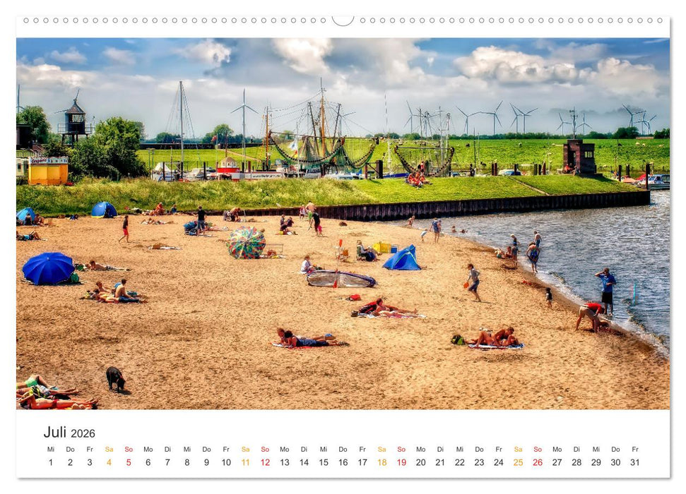Dangast - Wellen, Wind und Hafenzauber (CALVENDO Premium Wandkalender 2026)
