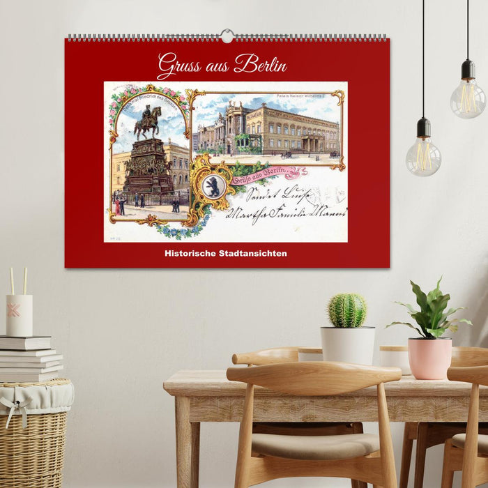 Gruss aus Berlin - Historische Stadtansichten (CALVENDO Wandkalender 2026)