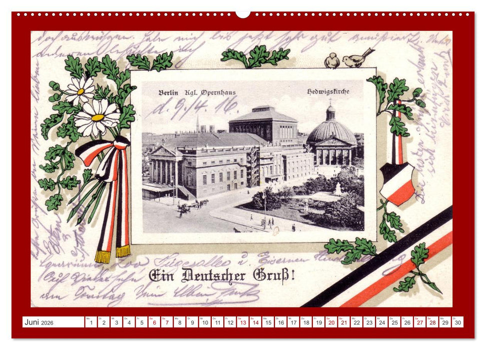 Gruss aus Berlin - Historische Stadtansichten (CALVENDO Wandkalender 2026)