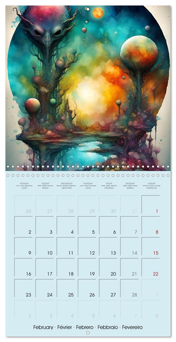 Otherworldly Wonders (CALVENDO Monthly Calendar 2026)