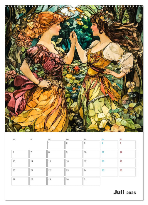 Eleganz der Epoche (CALVENDO Premium Wandkalender 2026)