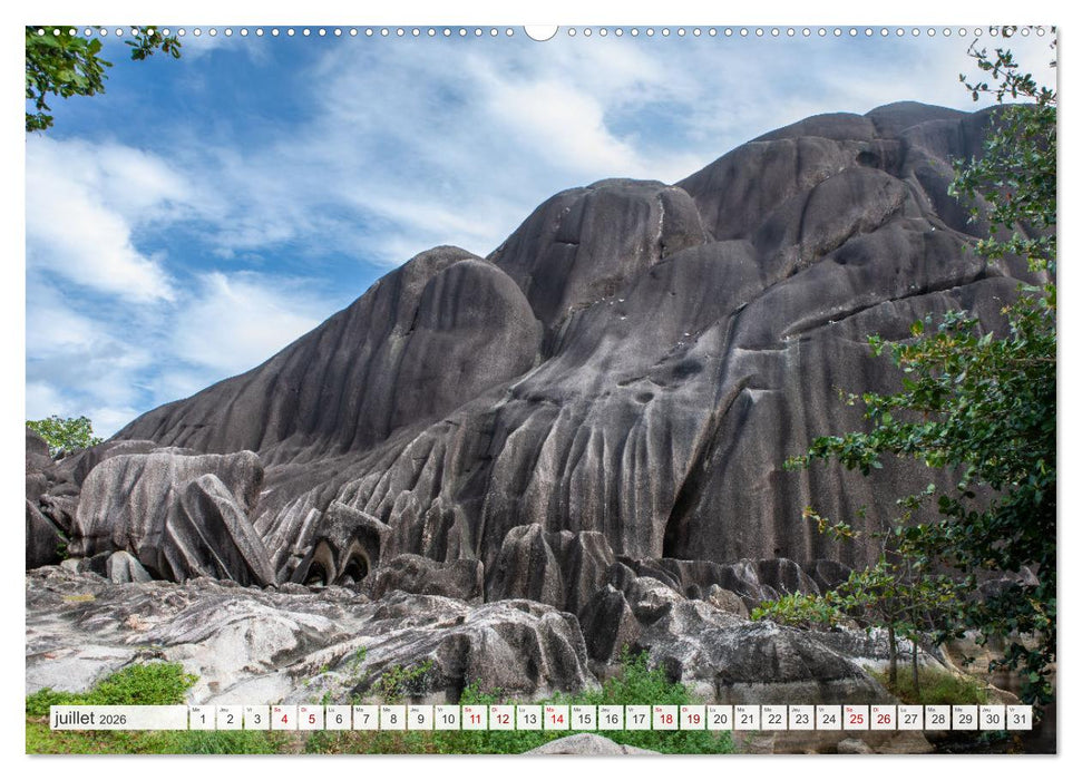 Seychelles - Des îles de rêve dans l'océan Indien (CALVENDO Calendrier supérieur 2026)
