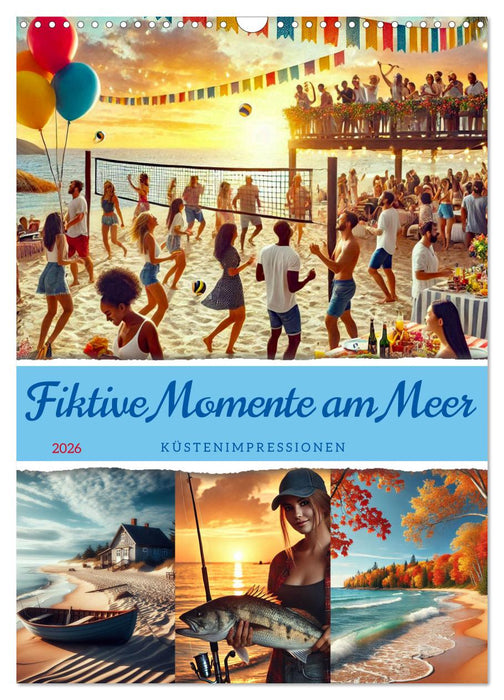 Fiktive Momente am Meer (CALVENDO Wandkalender 2026)