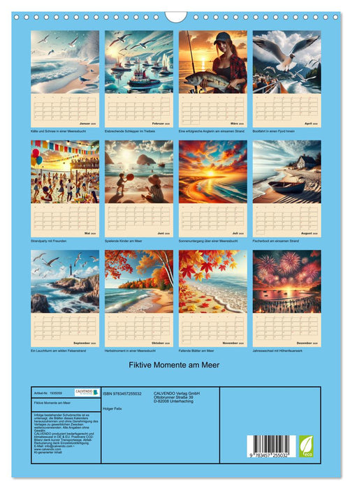 Fiktive Momente am Meer (CALVENDO Wandkalender 2026)