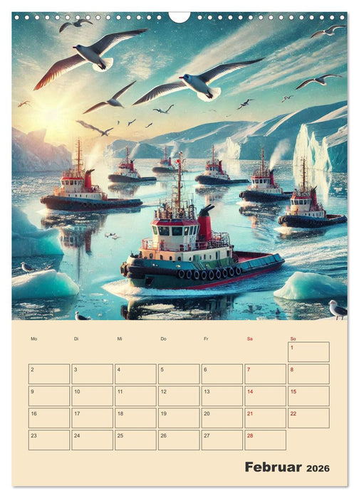 Fiktive Momente am Meer (CALVENDO Wandkalender 2026)