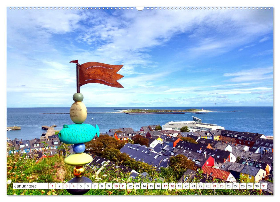 Helgoland Highlights (CALVENDO Premium Wandkalender 2026)