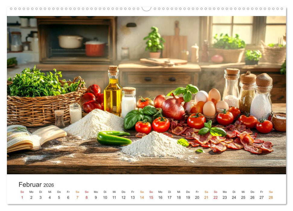 Küchenkalender - Momente voller Schönheit (CALVENDO Wandkalender 2026)