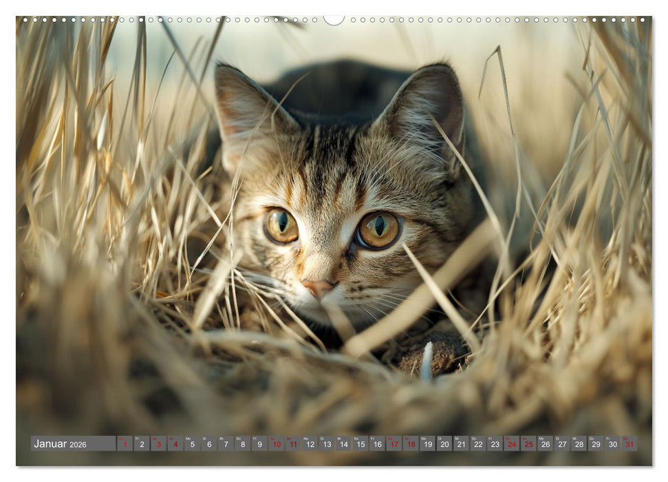 Pfotenabenteuer gleich (CALVENDO Wandkalender 2026)