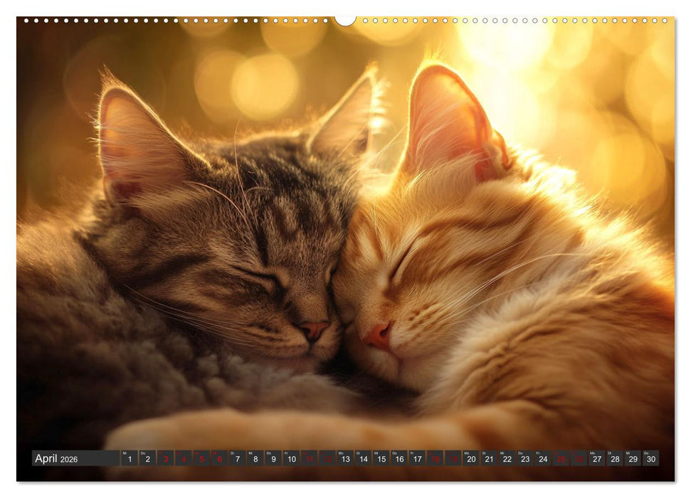 Pfotenabenteuer gleich (CALVENDO Premium Wandkalender 2026)