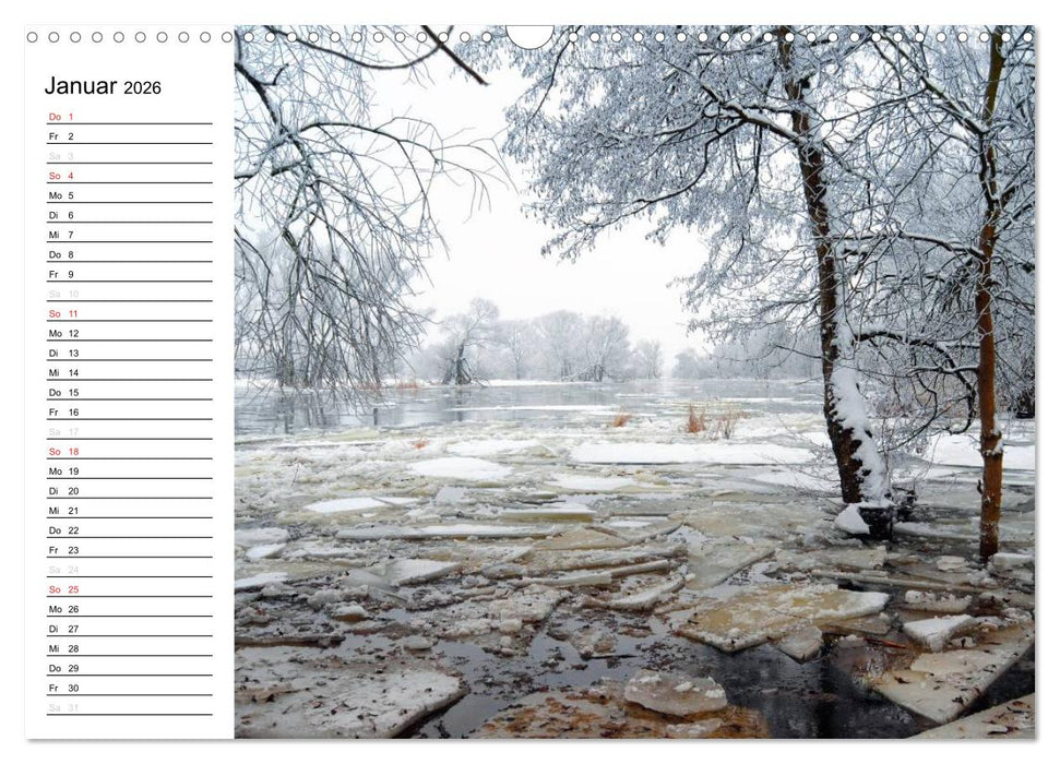 Die Jahreszeiten im Havelland (CALVENDO Wandkalender 2026)