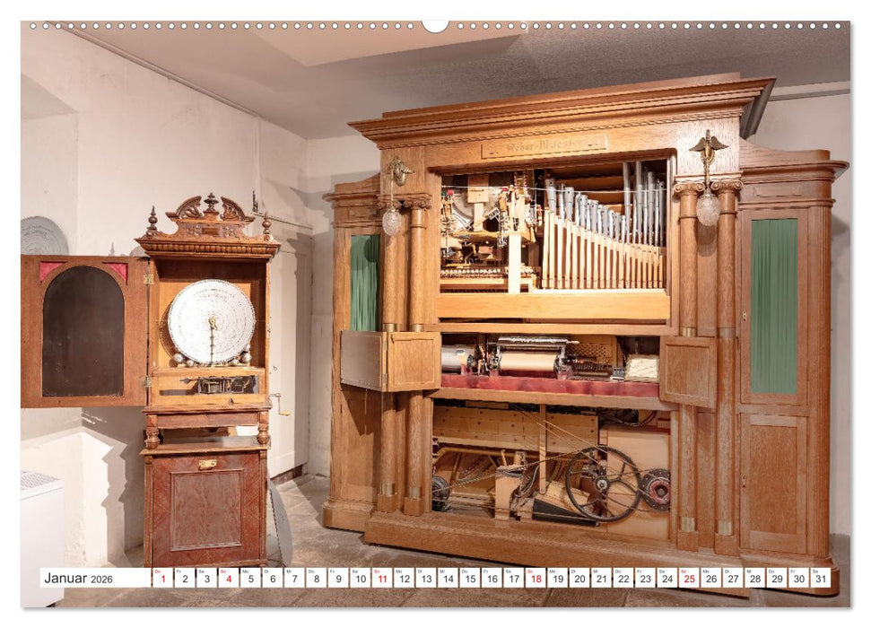 Selbstspielende Musikinstrumente (CALVENDO Premium Wandkalender 2026)
