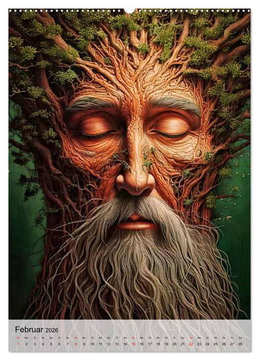 Das Gesicht der Bäume (CALVENDO Wandkalender 2026)