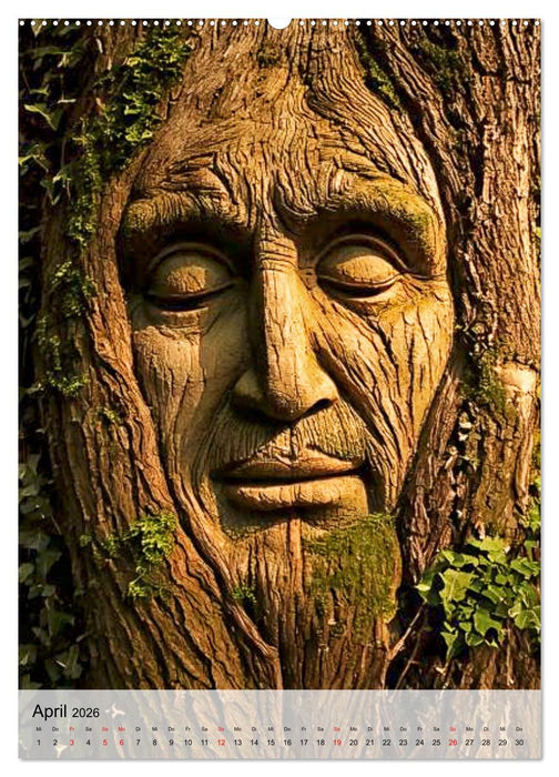 Das Gesicht der Bäume (CALVENDO Wandkalender 2026)