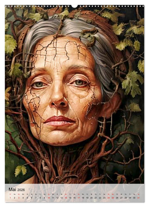 Das Gesicht der Bäume (CALVENDO Wandkalender 2026)