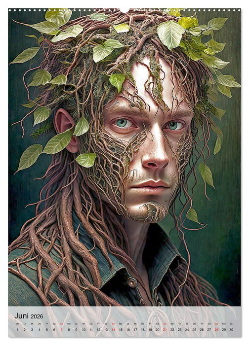 Das Gesicht der Bäume (CALVENDO Wandkalender 2026)