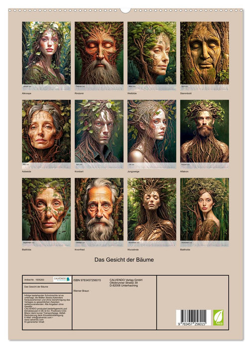 Das Gesicht der Bäume (CALVENDO Premium Wandkalender 2026)