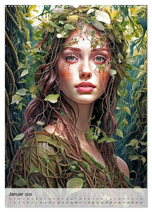 Das Gesicht der Bäume (CALVENDO Premium Wandkalender 2026)