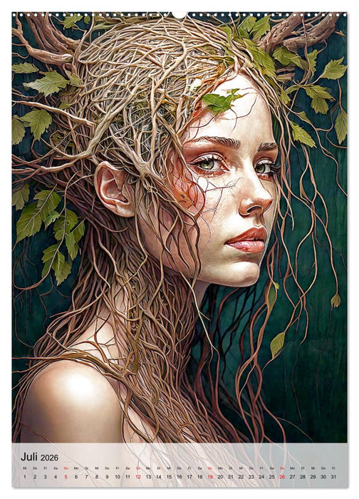 Das Gesicht der Bäume (CALVENDO Premium Wandkalender 2026)