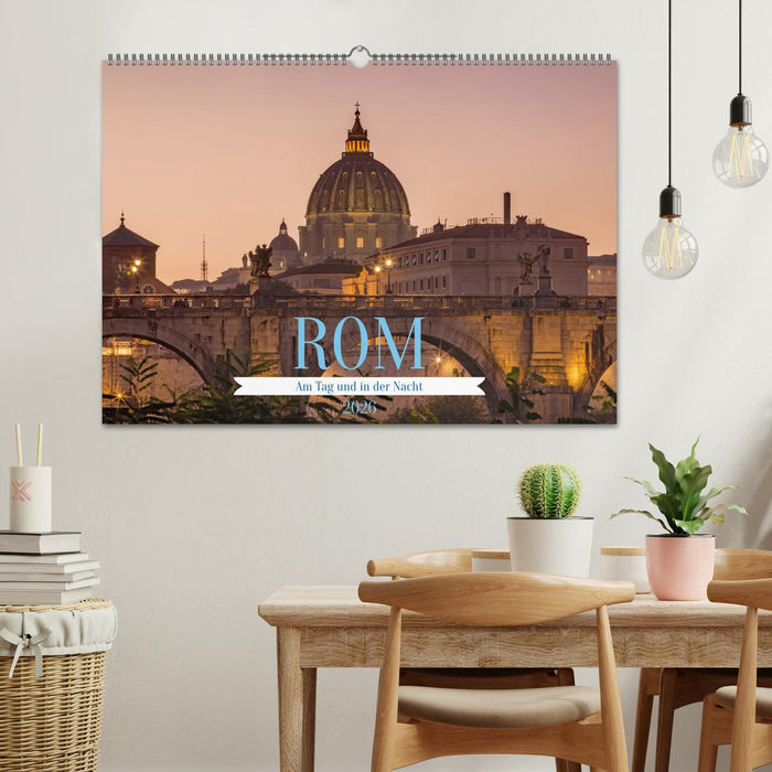 Rom - Am Tag und in der Nacht (CALVENDO Wandkalender 2026)