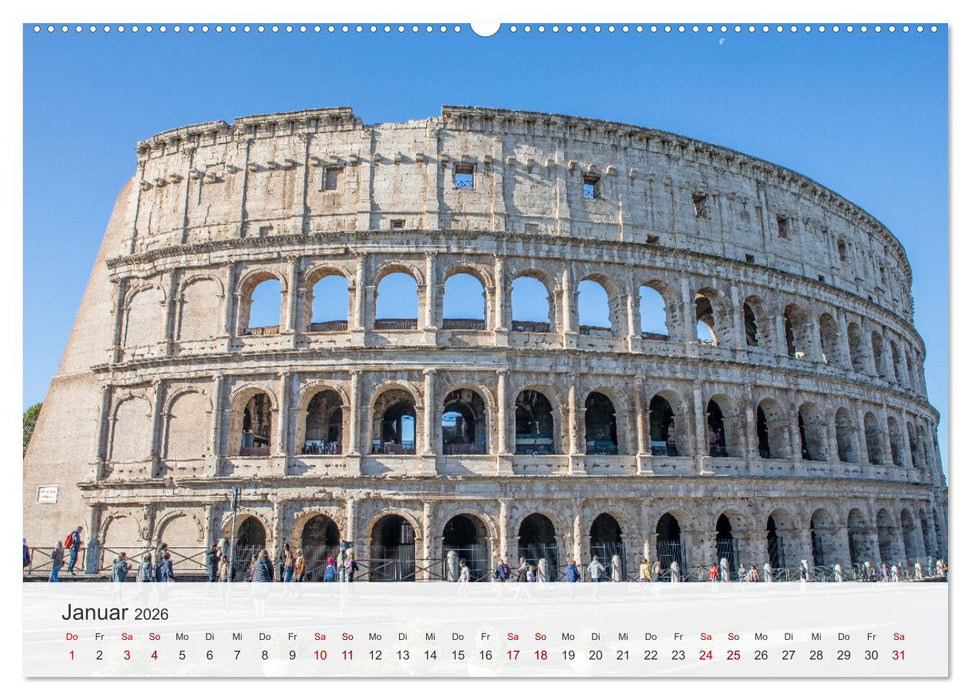 Rom - Am Tag und in der Nacht (CALVENDO Wandkalender 2026)