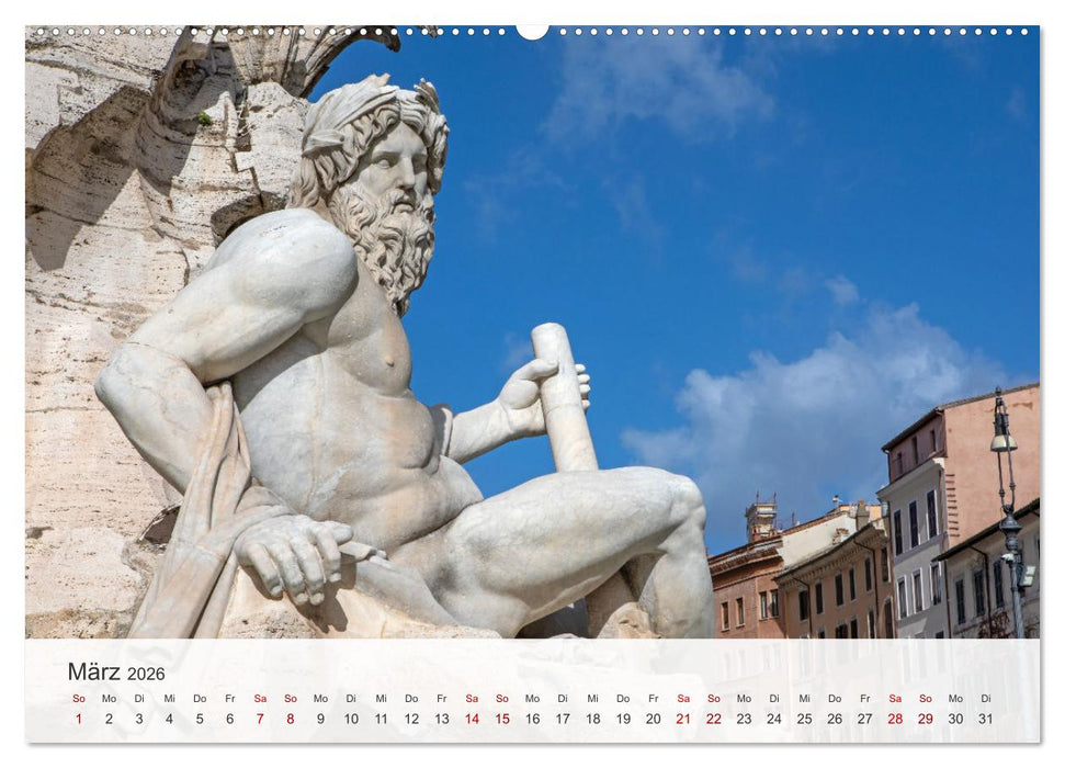 Rom - Am Tag und in der Nacht (CALVENDO Wandkalender 2026)