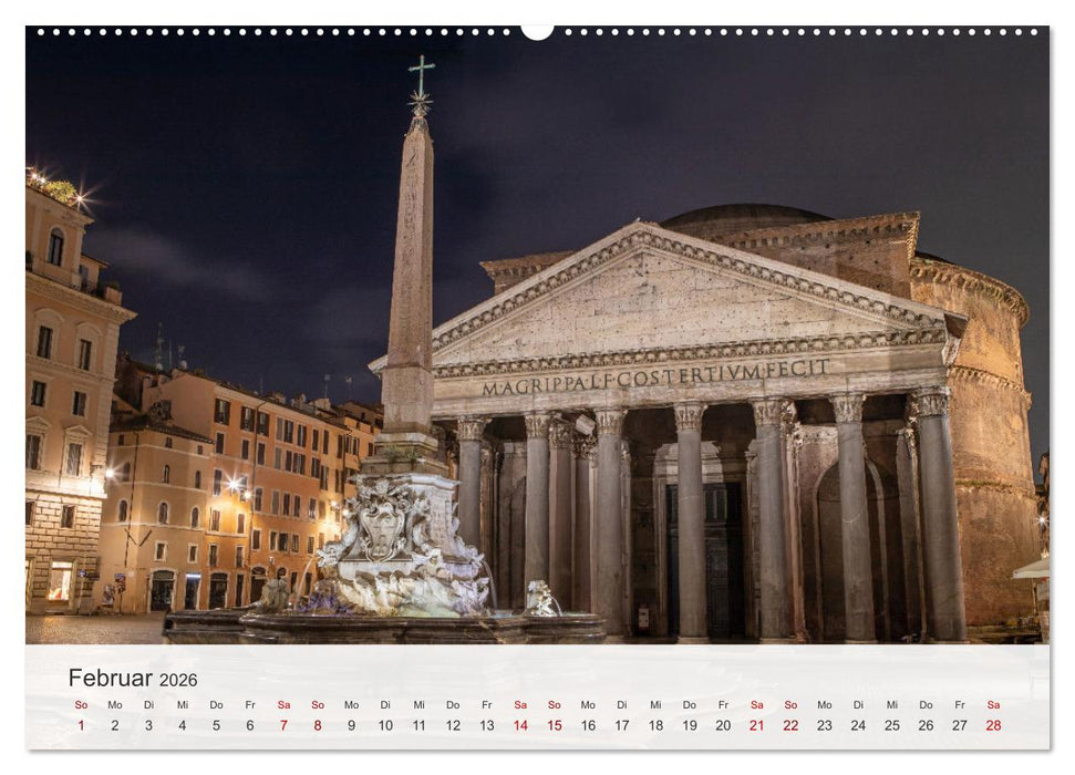 Rom - Am Tag und in der Nacht (CALVENDO Premium Wandkalender 2026)