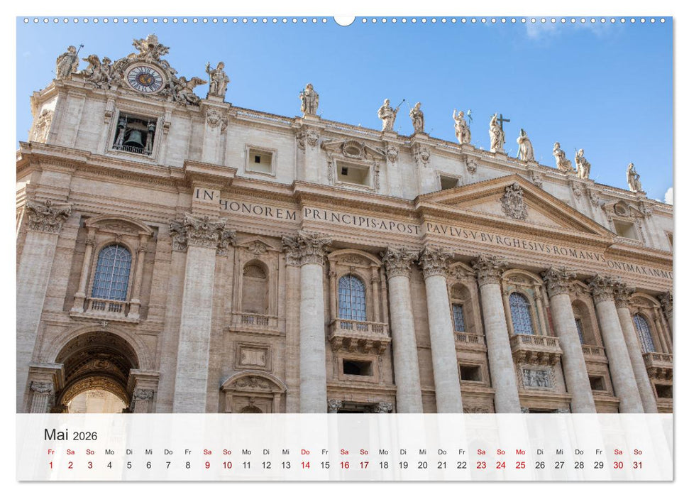 Rom - Am Tag und in der Nacht (CALVENDO Premium Wandkalender 2026)