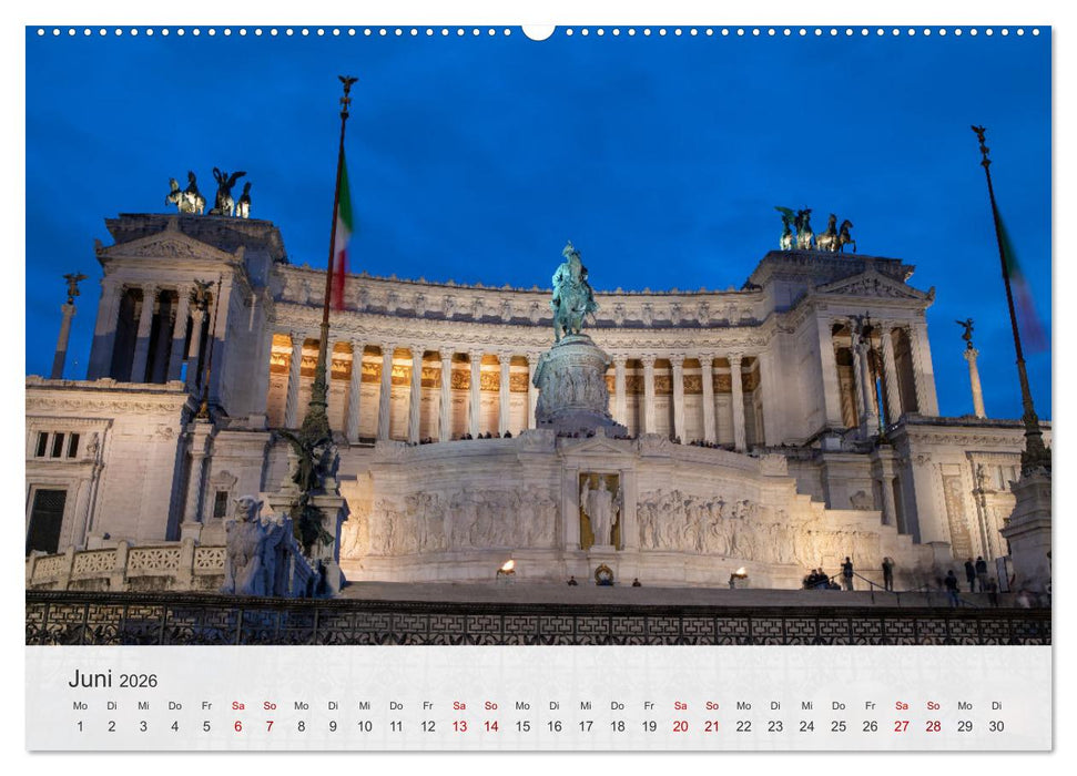 Rom - Am Tag und in der Nacht (CALVENDO Premium Wandkalender 2026)