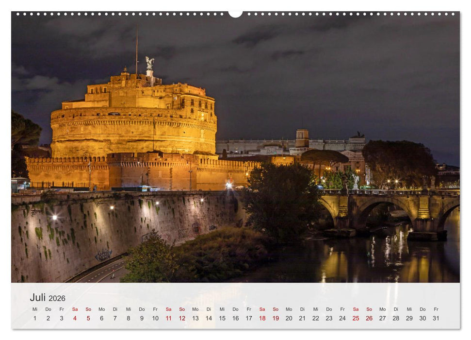 Rom - Am Tag und in der Nacht (CALVENDO Premium Wandkalender 2026)