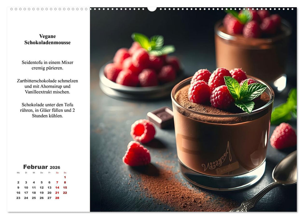 Green Delights - Ein Jahr voller veganer Genüsse (CALVENDO Wandkalender 2026)