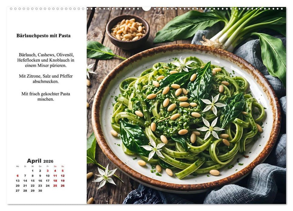 Green Delights - Ein Jahr voller veganer Genüsse (CALVENDO Premium Wandkalender 2026)